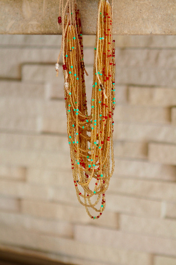 Handmade San Pancho Mexican Multi Beaded Necklace - 4 Colors - Eye Heart Curated