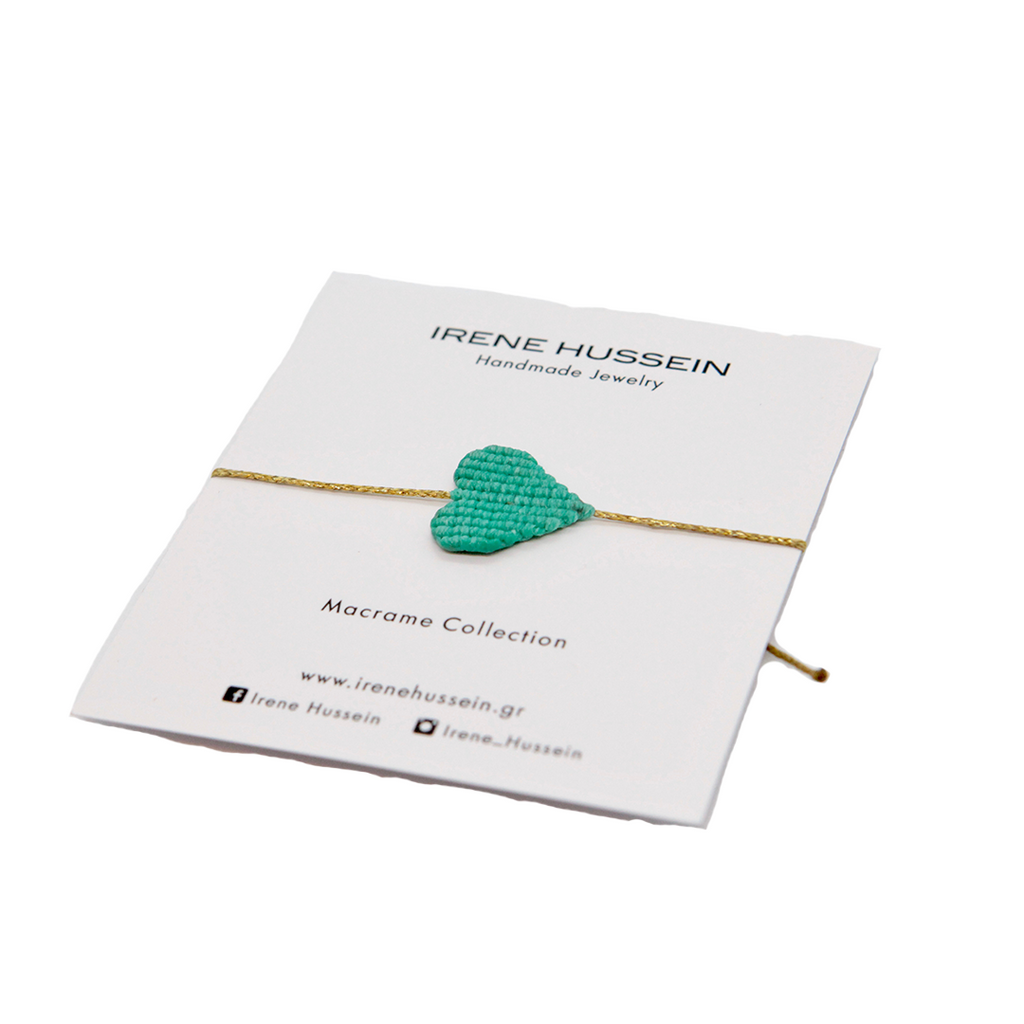 Handmade Macrame Love Bracelet - Large - Eye Heart Curated